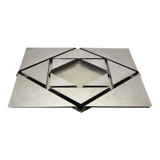 Handmade Plated Tray by Renzo Bioli for Il Picchio Firenze, 1970s, Set of 3 For Sale