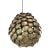 Contemporary Gold Florentine Iron Pendant Light For Sale