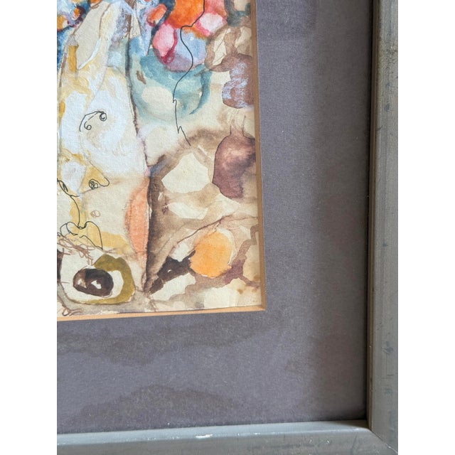 Vintage Expressionist Painting, Signed by Artist For Sale - Image 9 of 11