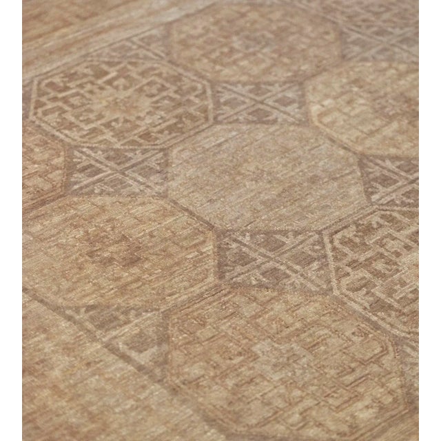Textile Handwoven Revival Wool Khotan Rug For Sale - Image 7 of 9
