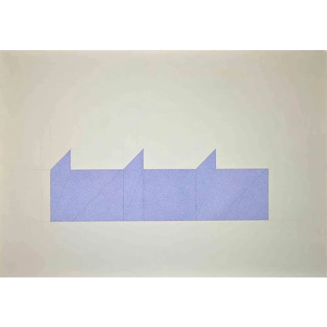 Abstract geometrical Scene is an original artwork realized by Rodolfo Aricò (Milan, 3 June 1930 – 22 June 2002) in the...