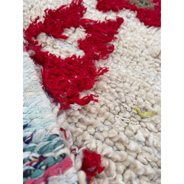 Azilal Moroccan Wool Rug For Sale - Image 6 of 7