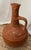 Ceramic Authentic Vintage Handmade African (Ethiopian) Red Jebena - Traditional Clay Coffee Pot For Sale - Image 7 of 9