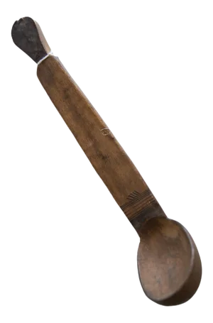 Vintage African Wooden Spoon