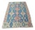 1960's Vintage Pastel Kilim Rug- 3′6″ × 5′6″ For Sale