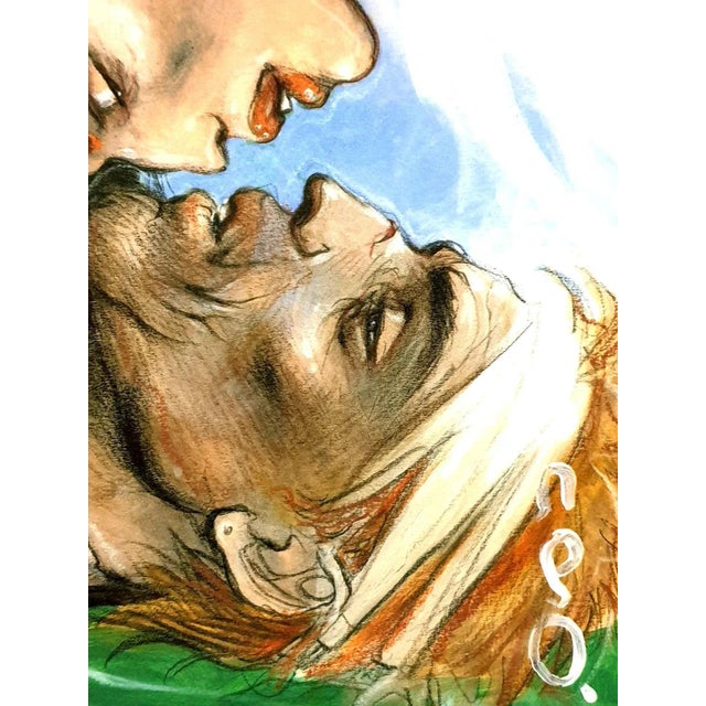 Enki Bilal - The Kiss - Original Lithograph 2012 For Sale - Image 6 of 7