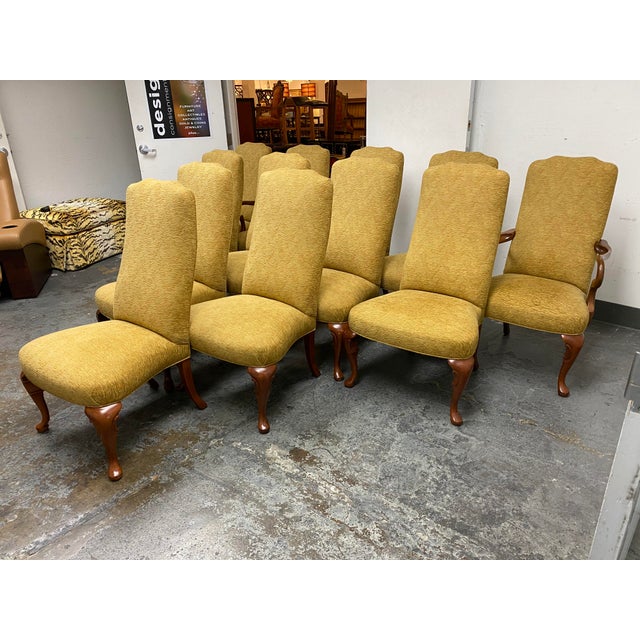 Hickory Chair Company Custom Dining Chairs Set Of 12 Chairish