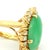 1970s 1970s Italian 18k Gold Gia Jadeite & Diamond Ring For Sale - Image 5 of 15
