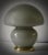 Blown Gray Glass and Brass Murano Table Lamp in style of Vistosi, 1970s For Sale - Image 4 of 10