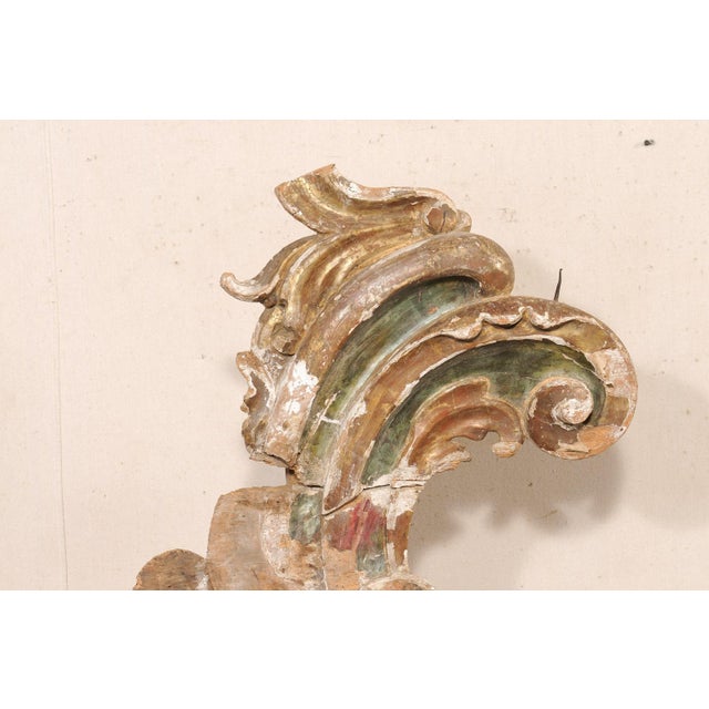 18th Century Italian 18th C. Scrolled Fragment on Stand For Sale - Image 5 of 10