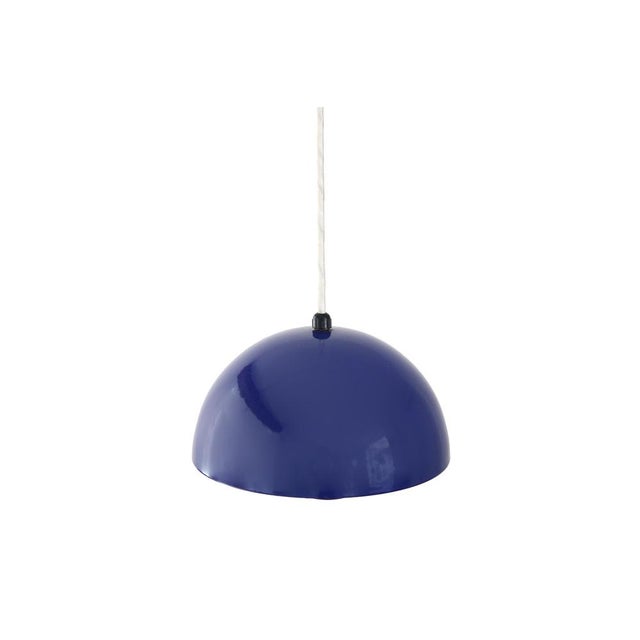 Louis Poulsen Blue Flowerpot Pendant Lamp by Verner Panton for Louis Poulsen, 1970s For Sale - Image 4 of 6