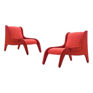 Antropus Armchairs by Marco Zanuso for Cassina, Set of 2 For Sale