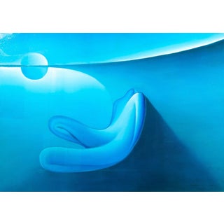 Gianni Colonna, Day and Night, Oil on Canvas For Sale