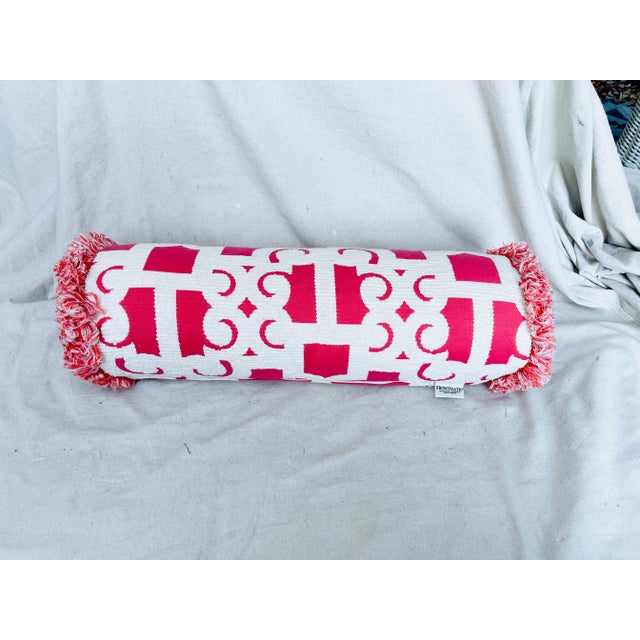 2010s Frontgate Bolister Pillow For Sale - Image 5 of 6