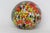 Glass Art Glass Paperweight Multicolor Yellow Black Orange Confetti Pattern 5074b For Sale - Image 7 of 9
