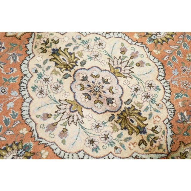 Vintage Persian Tabriz Rug 6' X 8'9'' For Sale - Image 9 of 10