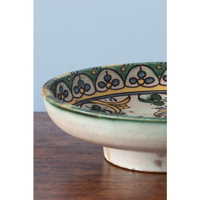 Antique Pastilla Serving Dish from Fez, Morocco, 1830 For Sale - Image 5 of 7