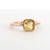 A striking Yellow Sapphire Solitaire Ring, featuring a radiant 2.15ct Yellow Sapphire set in 14k Yellow Gold. Ring size 7.75
