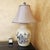 Vintage American Hand-Painted Ceramic Chrysanthemum Table Lamp With Floral Motif, Cream Glazed Porcelain, 28"h For Sale - Image 16 of 18