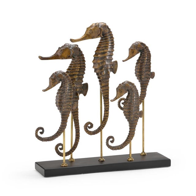 Contemporary Wildwood Fiberglass Seahorse Family For Sale - Image 3 of 3