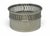 Vintage Eastern Pewter 3 3/4” Wine or Champagne Bottle Coaster Reticulated Pierced Lattice Gallery Rim For Sale - Image 4 of 11