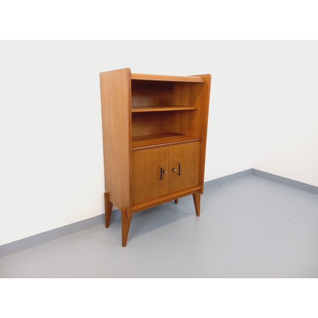 Vintage Scandinavian Style Oak Bookcase by René Gabriel, 1950s For Sale - Image 17 of 17