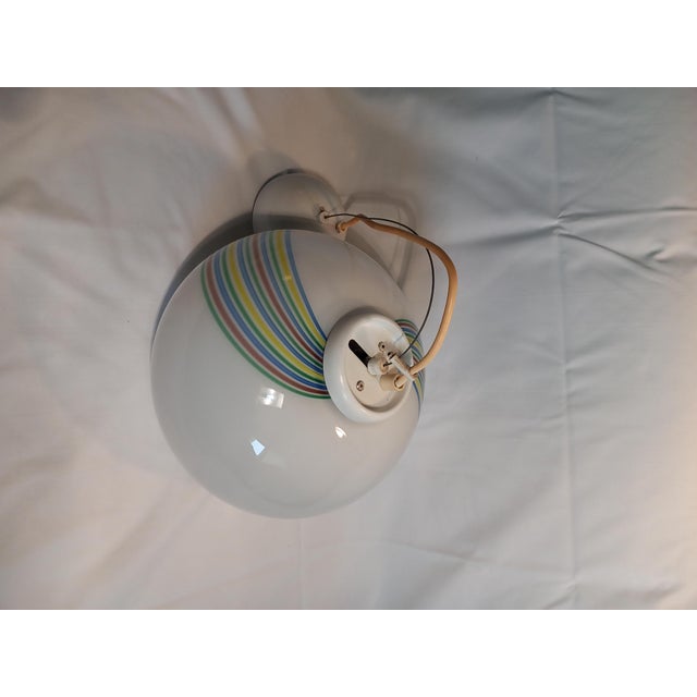Swirl Murano Glass Pendant Lamp from F. Fabbian, 1970s For Sale - Image 13 of 17