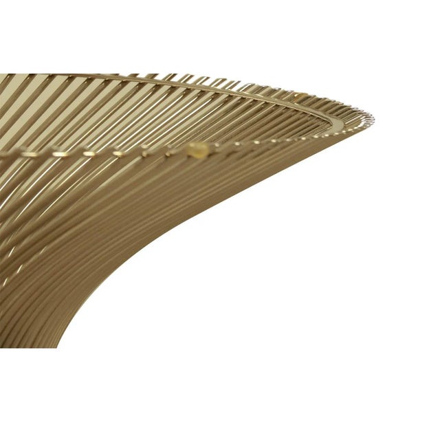 1970s Mid-Century Knoll Warren Platner Wire Glass Coffee Table For Sale - Image 10 of 12