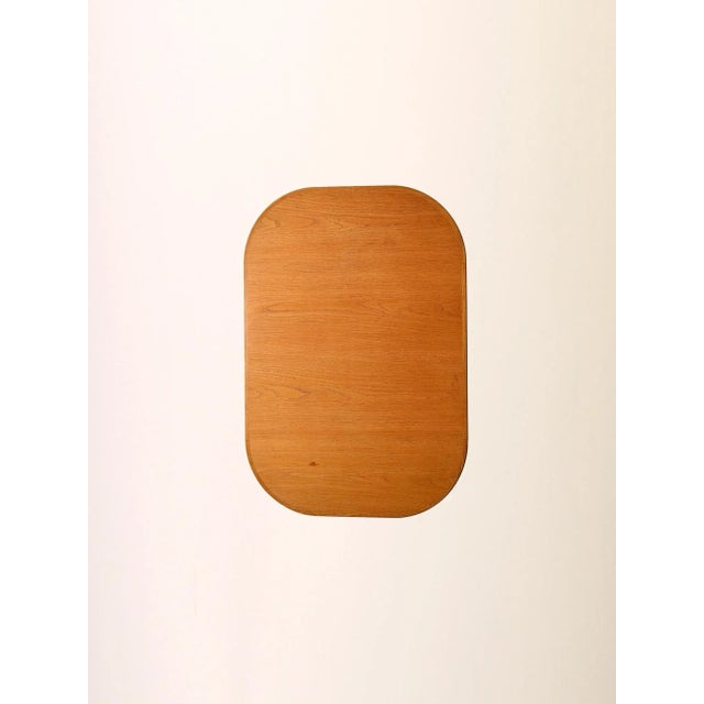 Brown Scandinavian Oak Coffee Table, 1960s For Sale - Image 8 of 9