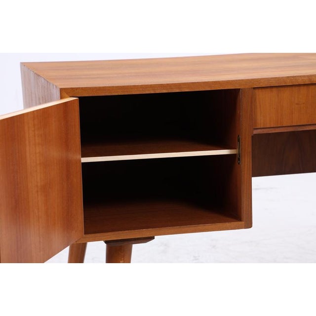 Vintage Desk with 4 Drawers and 2 Doors For Sale - Image 9 of 18