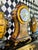 Castilian Imports Oversized Italian Florentine Style Hand-Painted Mantel Clock For Sale - Image 9 of 18