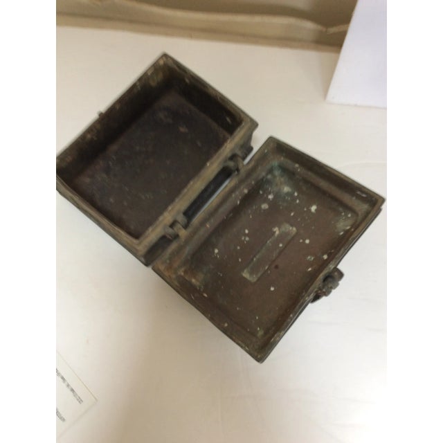 Early 19th Century East Asian Bronze Lock Box For Sale - Image 11 of 11