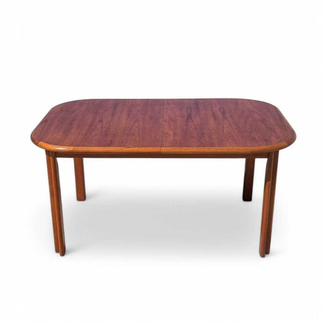 Danish Mid-Century Teak Butterfly-Leaf Dining Table, Mid-Century Modern, Scandinavian For Sale - Image 13 of 18