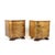 Vintage Art Deco Bedside Tables in Walnut Veneer, Czechoslovakia, 1930s, Set of 2 For Sale - Image 13 of 17