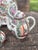 Vintage Porcelain Rose Medallion Coffee Tea Service ( set of six pieces) Stunning Colors