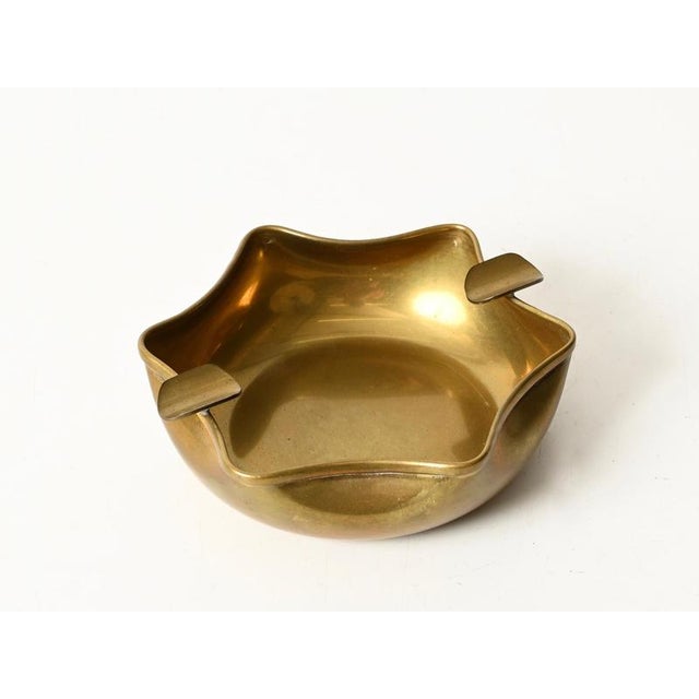 Italian Sculptural Brass Ashtray by Bellotto, Italy, 1970s For Sale - Image 11 of 12