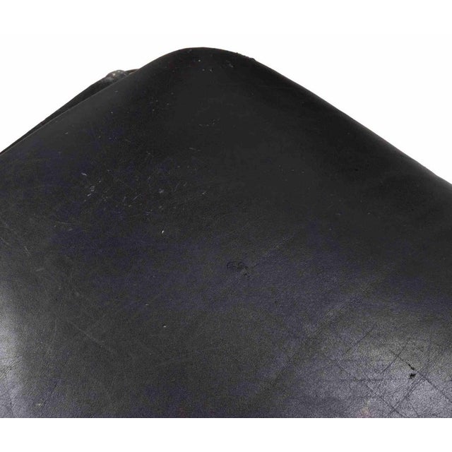 1970s Vintage Cantilever Leather Lounge Chair & Ottoman, 1970s, Set of 2 For Sale - Image 5 of 9