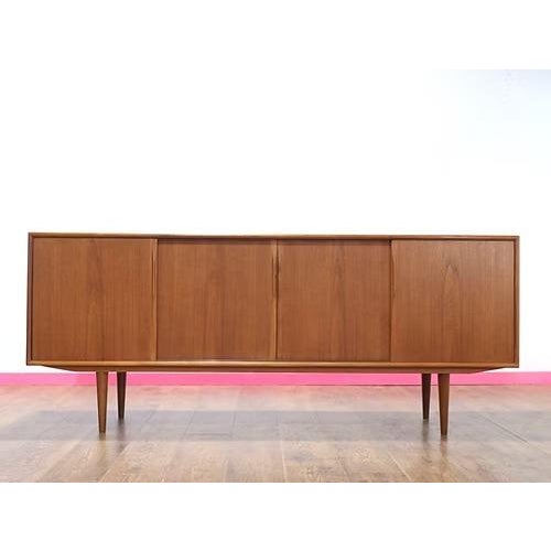 1960s Mid Century Modern Vintage Teak by Axel Christensen Danish Sideboard Credenza G Plan Style For Sale - Image 11 of 14