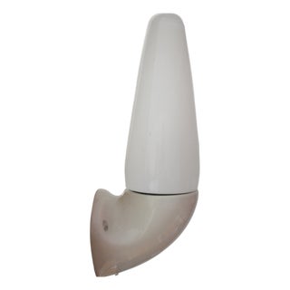 Mid-Century Wall Lamps in Opaline Glass by Sigvard Bernadotte for Ifö, 1950s For Sale