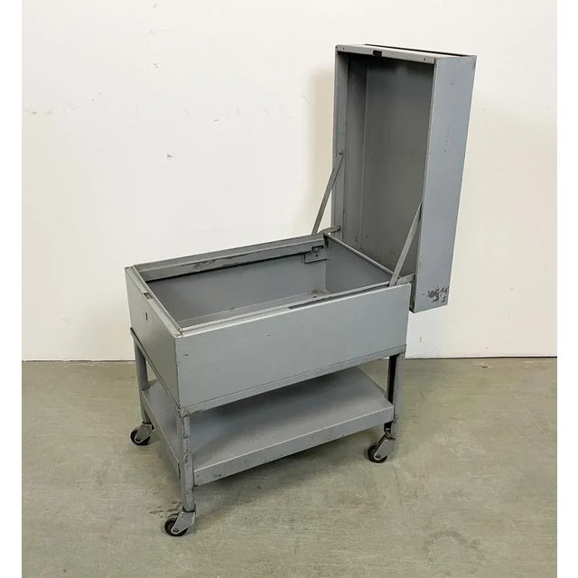 Industrial Grey Trolley, 1960s For Sale - Image 12 of 13
