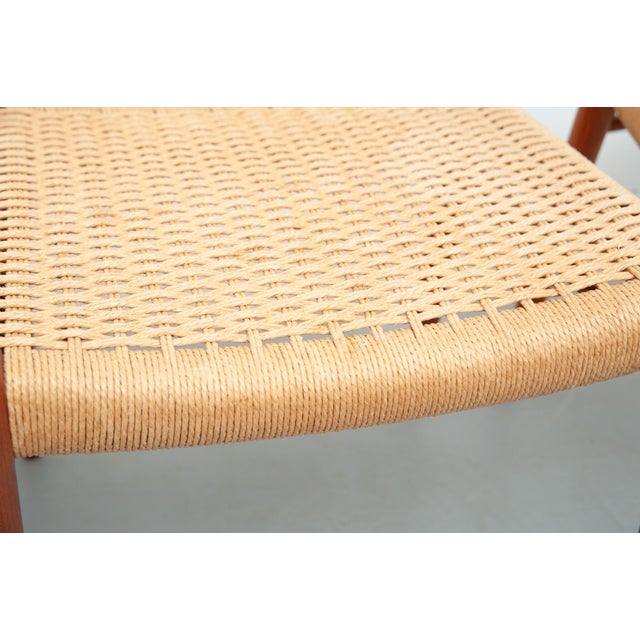 Wood Vintage Model 75 Dining Chairs in Teak by Niels Otto Møller for J. L. Møller Møbelfabrik, 1950s, Set of 4 For Sale - Image 7 of 15