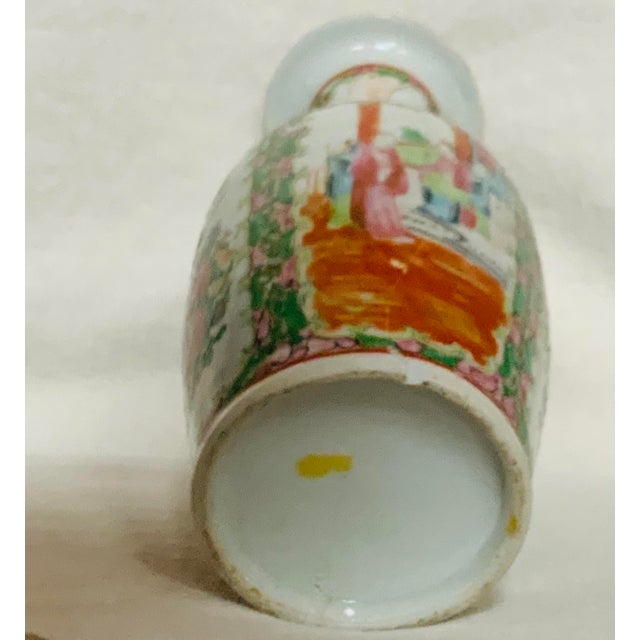 19th Century Chinese Porcelain Baluster Vase With Rose Famille Pattern For Sale - Image 18 of 18