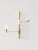 Amaterasu wall lamp in solid bronze, brass and marble by studio marine breynaert. Dimensions: w 41 x d 62 x h 75 cm....