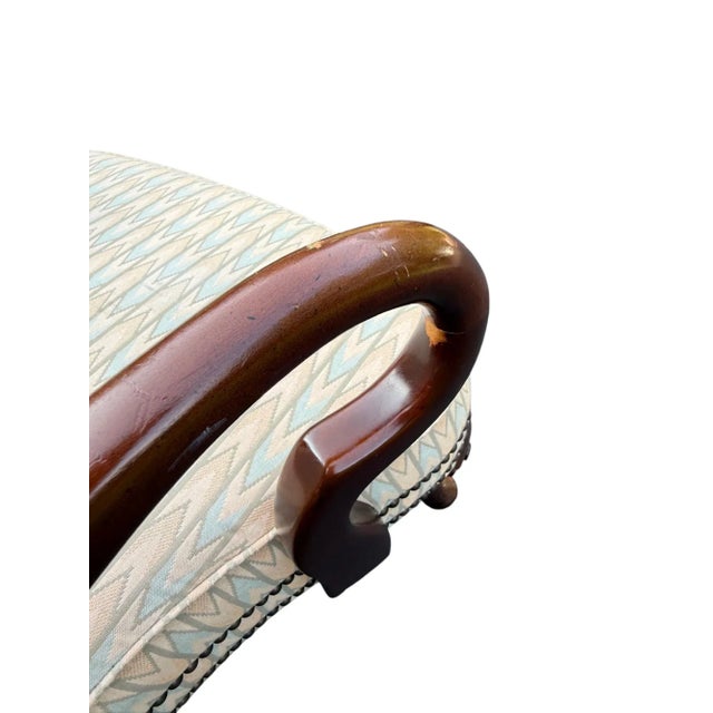 Late 20th Century Kimball Queen Anne Gooseneck Side Chair - A Pair For Sale - Image 10 of 13