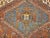 Vintage Persian Qashqai Tribal Area Rug, Handwoven Geometric Pattern, Rust Red & Ivory, 4’ X 6’ For Sale - Image 11 of 12
