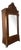 Antique French Carved Burr Walnut and Mirrored Wardrobe For Sale
