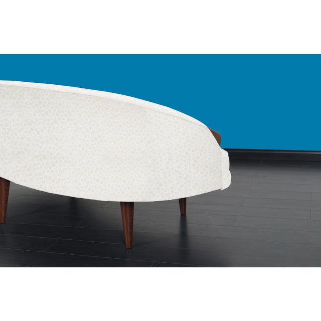 Mid-Century Modern "Cloud" Walnut Sofa by Adrian Pearsall For Sale - Image 9 of 10