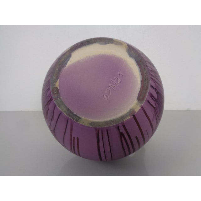 Purple ES Ceramic Vase from Emons & Söhne, Germany, 1970s For Sale - Image 16 of 17