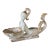 Large Mid-Century Haege Pottery Mermaid Planter With Shell Dish For Sale