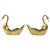 Vintage Swan Planters in Brass, Set of 2 For Sale - Image 4 of 15